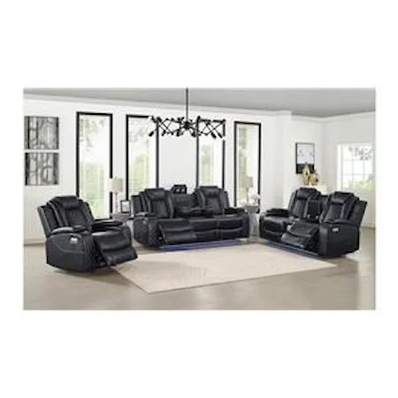 POWER 2 SOFA LOVESEAT AND RECLINER